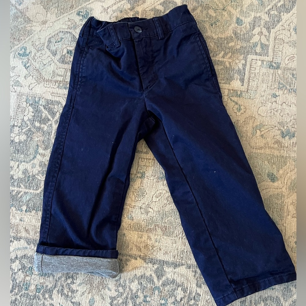 Gap 90s loose line lined toddler khakis